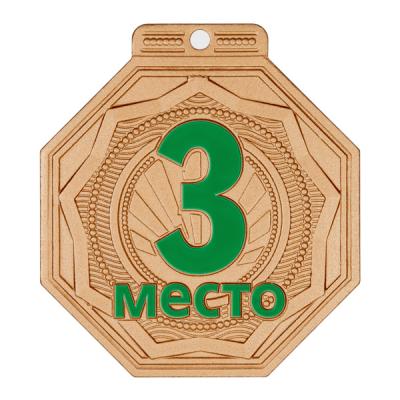 Медаль MZP 506-55/ВM 3 место (50х55мм, s-2 мм)