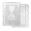 Медаль MZ 135-65/S 2 место (50х65мм, s-2мм)