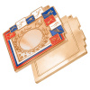 Медаль MZ 136-80/B (60х60мм, D-25 мм, s-2,5мм)