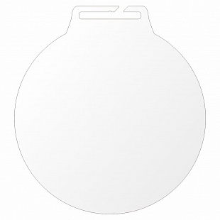 Заготовка медали MZP 423-70//White под сублимацию (D-70мм, s-2 мм)
