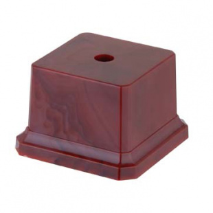 Цоколь BS 001/BR H (пластик коричневый, 60х60х50 мм)