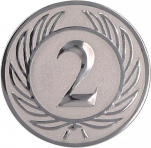Эмблема D2-A37/S 2 место (D-50 мм)