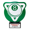 Приз DR 01023 бильярд (дерево, металл, H-23 см)