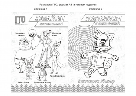 Раскраска GTO