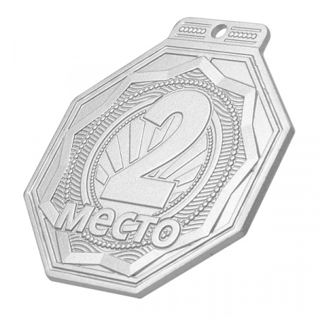 Медаль MZP 501-55/SM 2 место (50х55мм, s-2 мм)