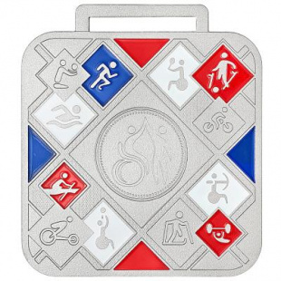 Медаль MZP 525-90/SM адаптивный спорт (75х68мм, s-2 мм)
