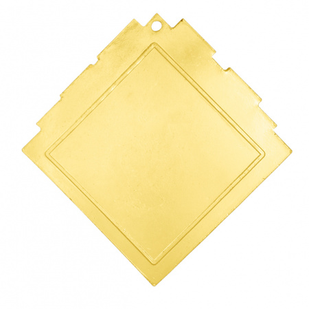 Медаль MZ 136-80/G (60х60мм, D-25 мм, s-2,5мм)