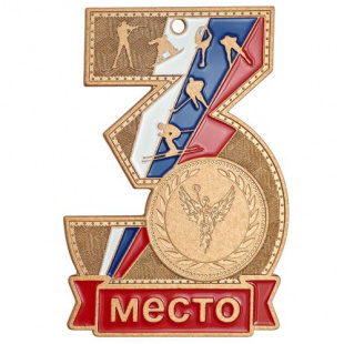 Медаль MZP 560-70/ВM зимние виды спорта (45х70мм, D-25мм, s-2,0 мм)
