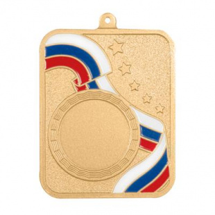 Медаль MZP 553-65/GM (65х48 мм, D-25 мм, s-3 мм)