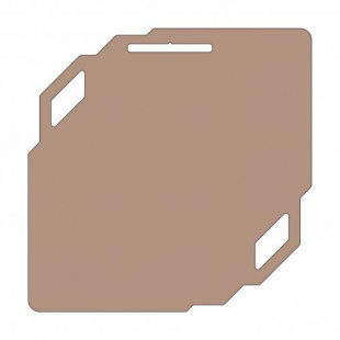 Заготовка медали MZP 841-100/ВM под сублимацию (100x100мм, s-2 мм)