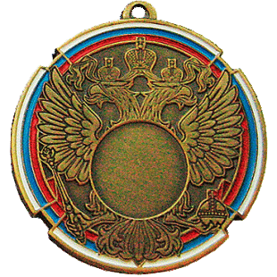 Медаль Dmd Rus.70/В (D-70мм, D-25мм, s-3мм)
