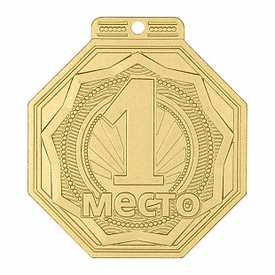 Медаль MZP 501-55/GM 1 место (50х55мм, s-2 мм)