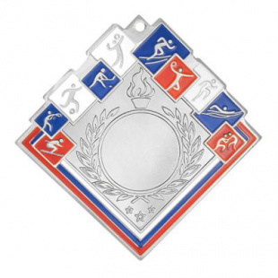 Медаль Dmz 136-80/S (60х60мм, D-25 мм, s-2,5мм)