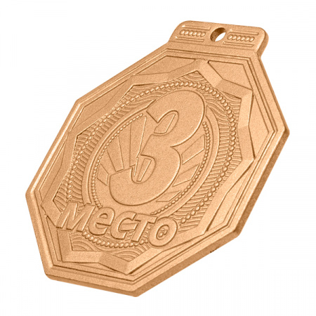 Медаль MZP 501-55/BM 3 место (50х55мм, s-2 мм)