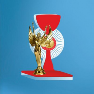 Приз A055/RD 1 место (акрил, 160х100х60 мм)