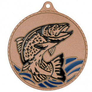 Медаль MZP 649-55/ВМ рыболовный спорт (D-55мм, s-2 мм)