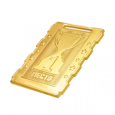Медаль MZ 135-65/G 1 место (50х65мм, s-2мм)